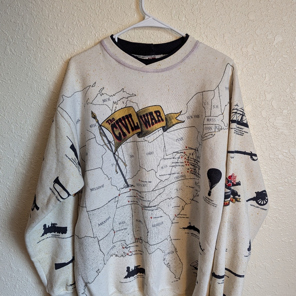 Art Unlimited Civil War All Over Print Sweater